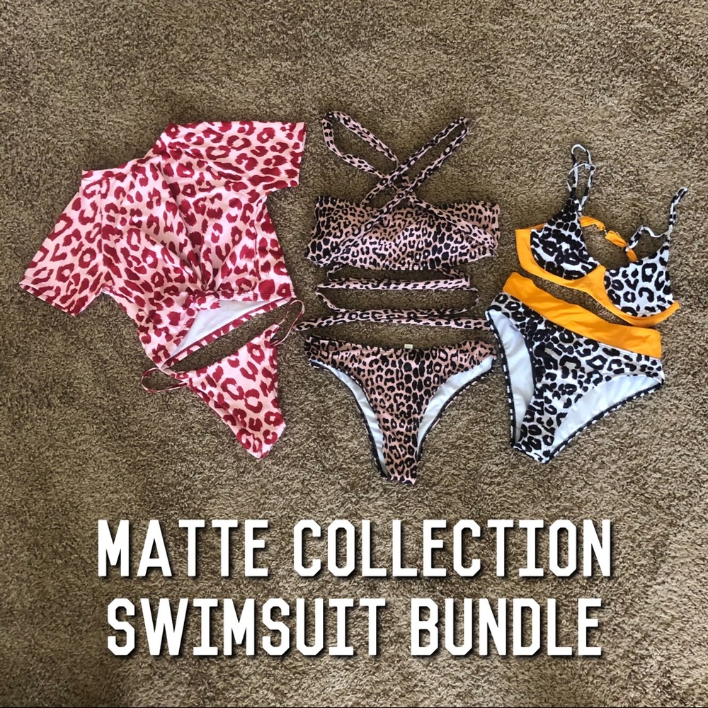 Matte Swimwear Swimsuit Bundle - Size M